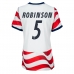 Maillot de foot États-Unis Antonee Robinson #5 Domicile vêtements Femmes Monde 2026 Manches Courtes